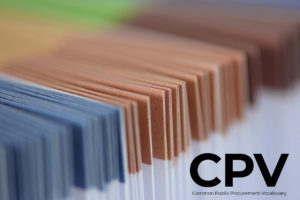 CPV Codes, Common public Procurement Vocabulary